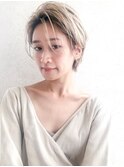 【kate 大宮】ホワイトベージュ×大人ショート