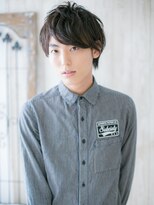 グルーミングサロン バーバー キャッスル 北浦和西口(Grooming salon Barber Castle)&nbsp;七三分けニュアンスパーマの好感度ショートH