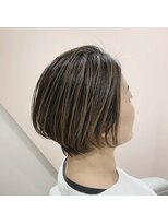 アミティー(amity) 【amity tae】大人ボブのナチュラルバレイヤージュ＊