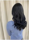 暗髪 ブルーサファイア