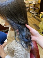 ヘアデザイン ノア(Noa)&nbsp;インディゴインナーカラー