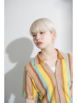 ミエルヘアーエスト 新宿店(mielhair est) ハイトーンショート【新宿】