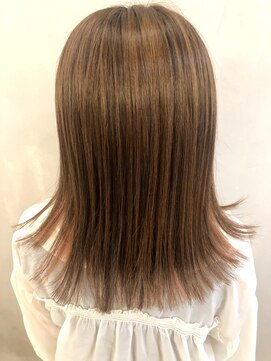 ダリー 円山店(Dali) インナーカラー/イヤリングカラー◆テラコッタオレンジピンク