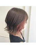 イヤリングカラー×ピンク