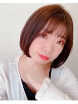 ザブックハンドサロン(The book hand salon)&nbsp;ピンク×ボブ