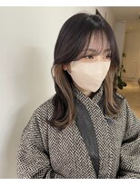 ニコフクオカヘアーメイク(NIKO Fukuoka Hair Make) 【NIKO】インナー・イヤリングデザインで大人っぽデザインカラー