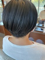 アチーブリス(achieve Liss)&nbsp;すっきり刈り上げハンサムまるみショート 黒髪暗髪