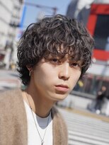 フィフス トウキョウ (fifth TOKYO)&nbsp;メンズマッシュウルフ波巻きパーマツイストスパイラルパーマ