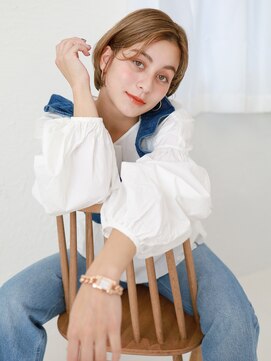 ミリー 梅田店(milly) ハイトーンシルキーベージュフレンチカジュアル【milly梅田】