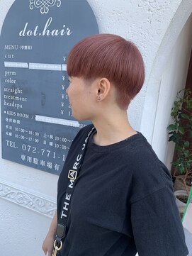 ドット ヘアー(dot.hair) ピンクカラー