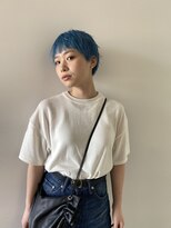 ロールアップスリーブス(ROLL UP SLEEVES)&nbsp;ショートヘア/ペールブルー