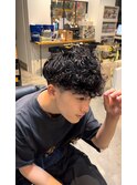 スペインカール/スパイキーショート/フェザーパーマ/刈り上げ