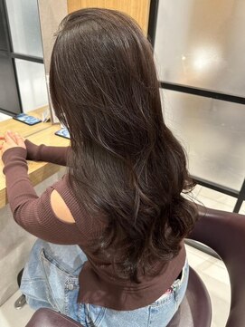 アース 小松店(HAIR&MAKE EARTH) ナチュラルベージュ_ヨシンモリ_レイヤーカット