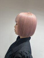 ブティック(boutique)&nbsp;ペールピンク×ミニボブ