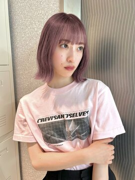天神美容室 天神美容室×ブリーチ×ピンクカラー