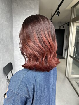 マエストロ(Maestro) ボブでも出来るグラデーションカラー/ピンクグラデーション