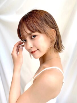 トイロ 武蔵小杉(Toiro) 20代30代40代ナチュラルショートボブ前髪あり丸みショート