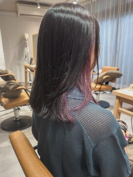 クラップス 上大岡(CLAPS) インナーカラー/イヤリングカラー/ピンクパープル/ブリーチ