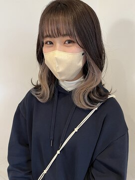 スニュウ(snuw) ミルクティーベージュ/インナーカラー