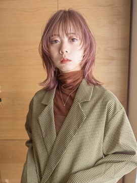 サロン シー(salon sea) salon seaとわ　ピンクベージュウルフ