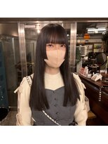 ギフトサニーサイド(gift sunny side)&nbsp;イルミナカラーでさらつやロング＊姫カット