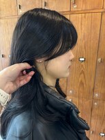 持ち込み画像 顔周りカット