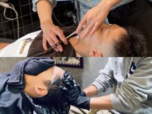 エルエー バーバーショップ 草津店(L.A BARBERSHOP)の雰囲気（男性のための頭皮・肌のケアを提供しています）