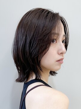 ロンド ロワール 門前仲町(Lond Loire) ボブショートボブ縮毛矯正ベージュグレージュ門前仲町