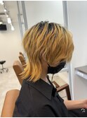 【ウルフカット】メンズレイヤー小顔カット似合わせクラゲヘアー