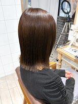 プラグ バイ ネオリーブ(plug by neolive)&nbsp;チェリーブラウン×髪質改善[髪質改善/縮毛矯正/韓国]A