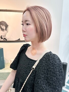 ノエ(noe) ホワイトグレージュ/デジタルパーマ/チェリーブラウン/栄c151