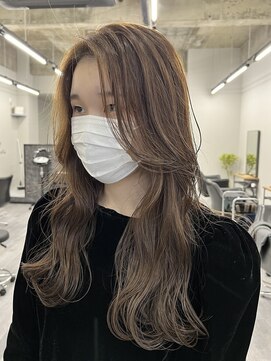 コト 福井大和田店(coto) 福井　大和田　韓国ヘア　アッシュグレージュ　顔周りレイヤー