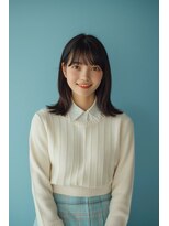 エヌプラスリタ 近鉄八尾(N+lita)&nbsp;くびれヘアアプリコットオレンジハイライトカラーサーフカラー