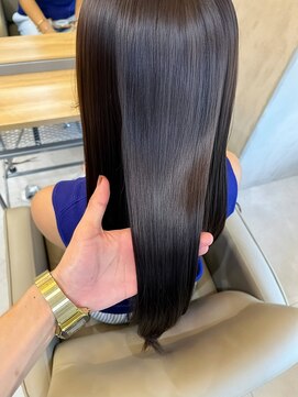 ジーナ 新宿(Zina) 【髪質改善】ブリーチなし◎ブラウンベージュ