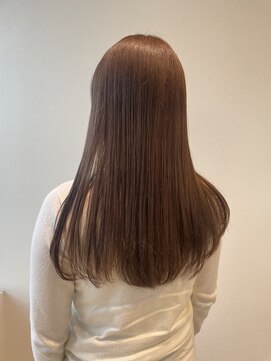 サラビューティーサイト 九大学研都市店(SARA Beauty Sight) くすみベージュ/透明感/秋カラー/フェミニンロング/20代30代