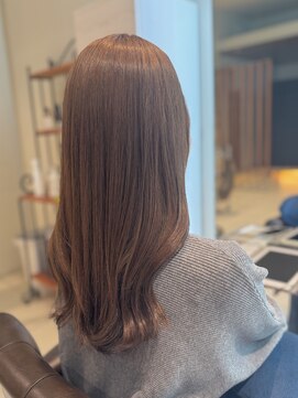 ヘアーウィーヴ 佐倉店(hair Weve) くびれヘア/アプリコットオレンジ/ハイライトカラー/佐倉