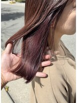 サル(saru)&nbsp;#インナーカラー × #バイオレットカラー