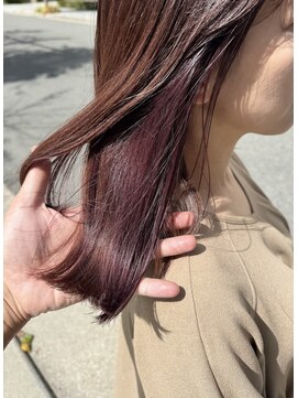 サル(saru) #インナーカラー × #バイオレットカラー