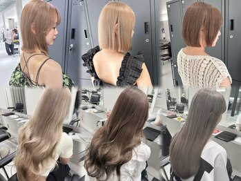 ラヴィズム 名駅店(LUVISM)の写真/透明感＆抜け感◎理想の髪色はダブルカラーで♪♪韓国/ダブルカラー/名駅/名古屋/縮毛/ブリーチ/学割
