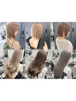 透明感＆抜け感◎理想の髪色はダブルカラーで♪♪韓国/ダブルカラー/名駅/名古屋/縮毛/ブリーチ/学割