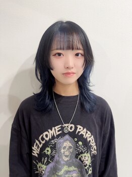 リル(lil)の写真/【ブリーチなしでも透明感】透け感あるカラーが魅力☆上品で艶のあるカラーメニューなど多数クーポンあり◎