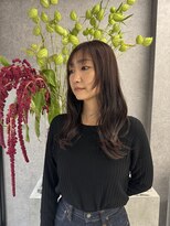 SSAW&nbsp;顔まわりレイヤー×ピンクブラウン