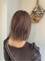 ピリオド 蒲田(Period.)&nbsp;ラテベージュカラー/切りっぱなしボブ