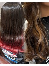 《*アレンジしても映えるインナーカラー＊*》誰でも簡単にできるカラーを活かしたアレンジをご提案◎byらん