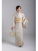 【カタログ】訪問着レンタル　着付け　ヘアセット　