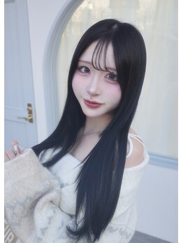 リルミー(Lilme)の写真/名古屋で叶う本格地毛風縮毛矯正！専門店に負けない、艶と小顔を惹き出す艶髪縮毛矯正はLilmeで☆