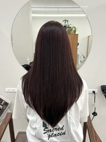 コットバイ ラヴェスト(Cott by lovest)&nbsp;顔まわりレイヤー×ツヤ感たっぷりのラベンダーカラー