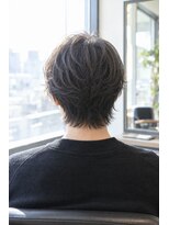 ユニオンデュオ 栄(Union Duo)&nbsp;無造作ニュアンスパーマ センターパートミディ