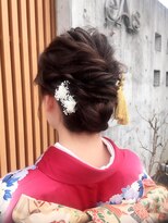 ヘアーディレクションイアス (HAIR DIRECTION eAs) 《ヘアセット》くるりんぱ&ねじりヘア