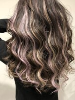 ヘアープレース アディクション(ADDICTION)&nbsp;エクステで作る3Dカラー